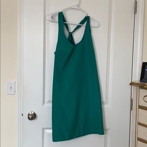 Green J Crew dress